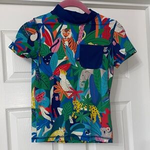 Boden Kids Jungle Animal Rashguard. Size 9/10